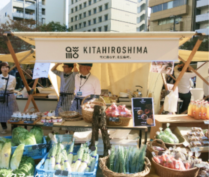 マルシェ出店の様子