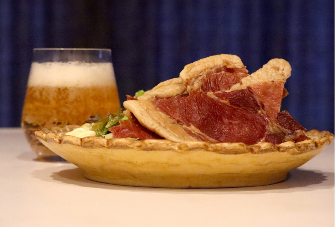 ジューシーな味わいがビールに合う